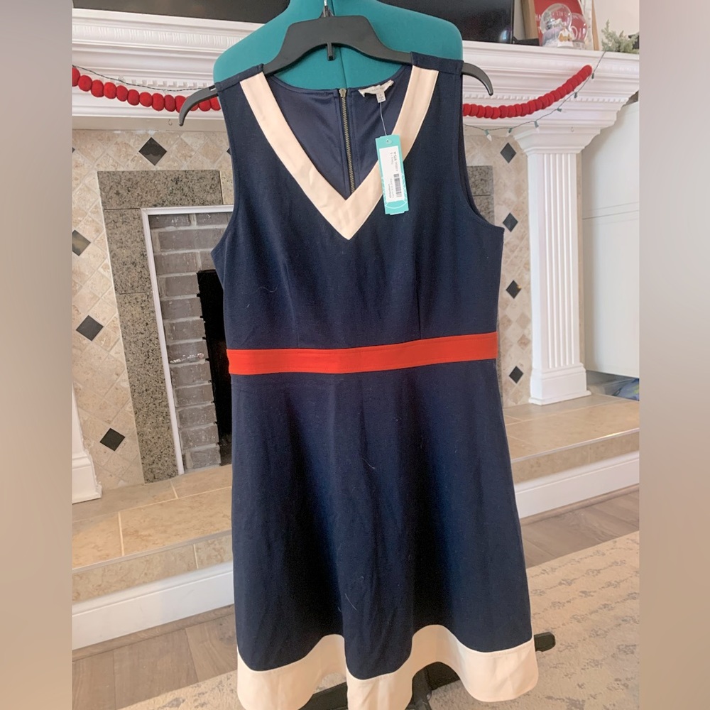 NWT Hawthorn color block dress